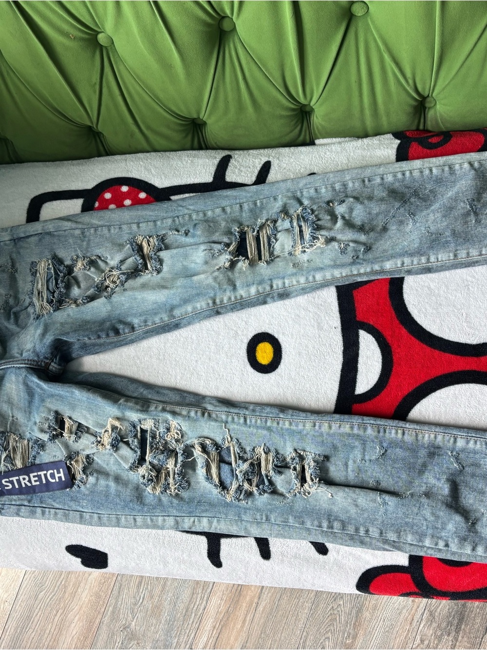 Legacy Light Blue Distressed Kids Jeans